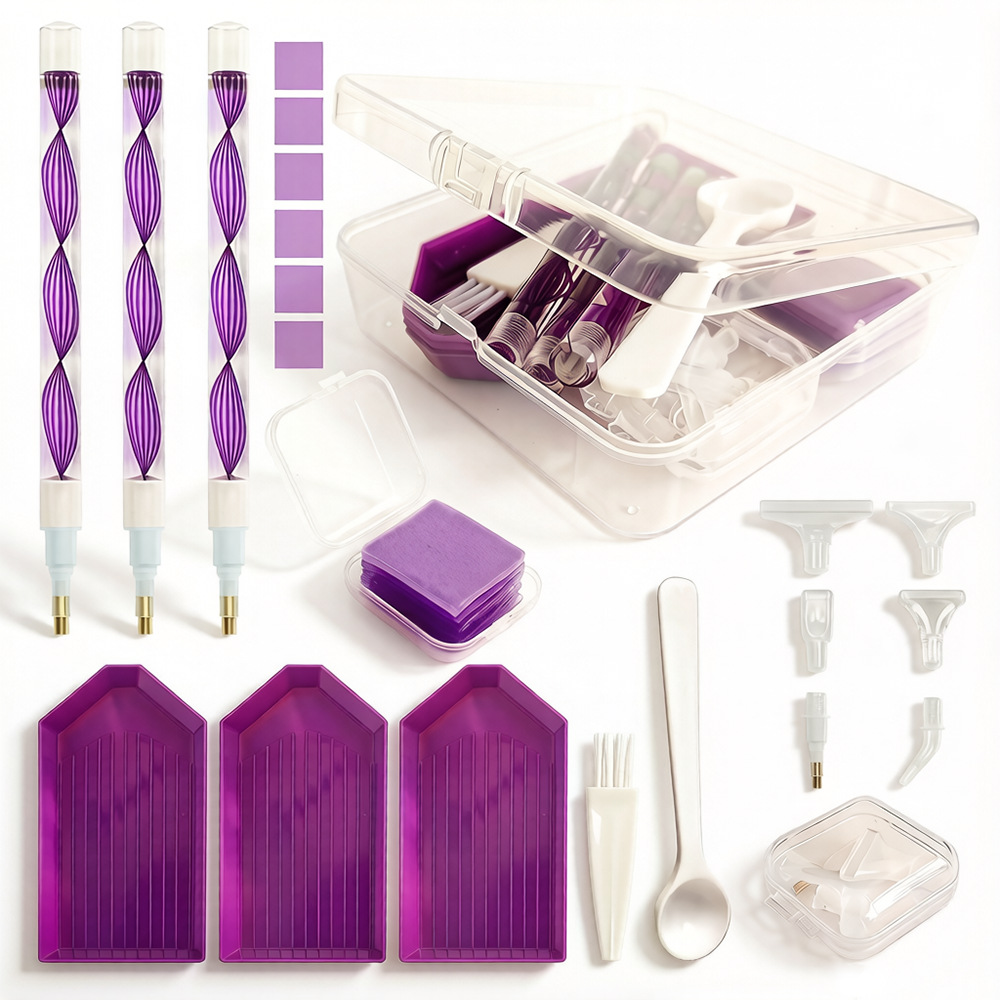 Embroidery Kit Set - Kit di Strumenti per Diamond Painting