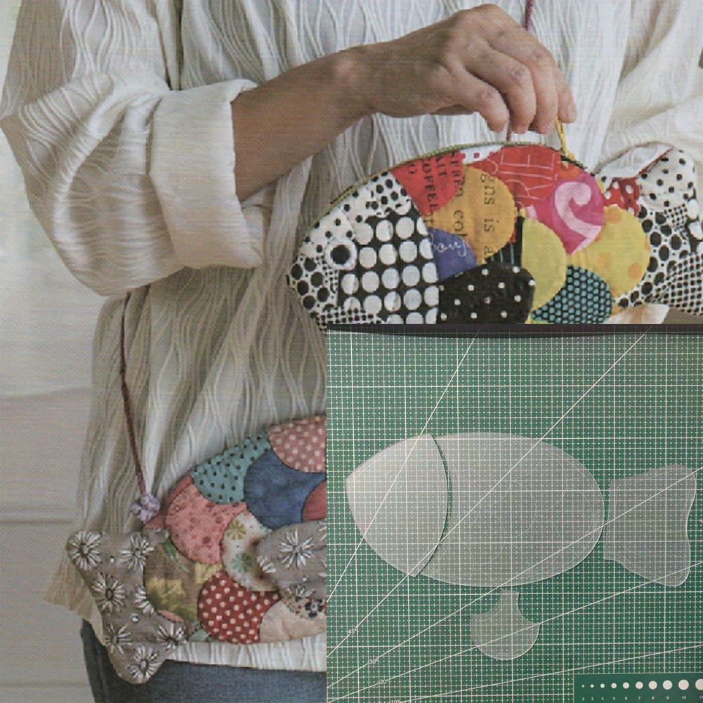 Embroidery Fish - Set di 4 Modelli in Acrilico
