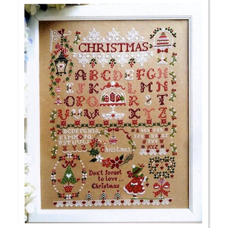 Embroidery Xmas Designs - Kit punto croce ragazza di Natale