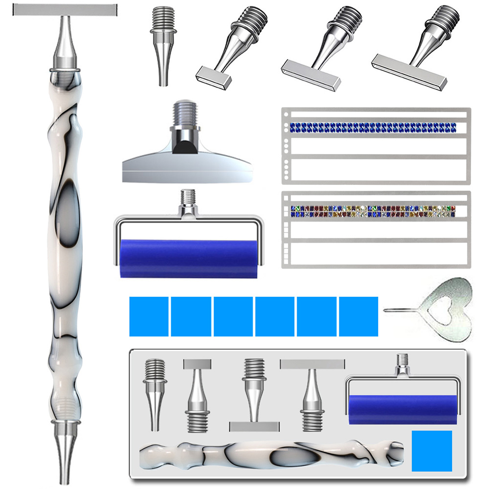 Embroidery Kit Set - Set di penne per pittura con