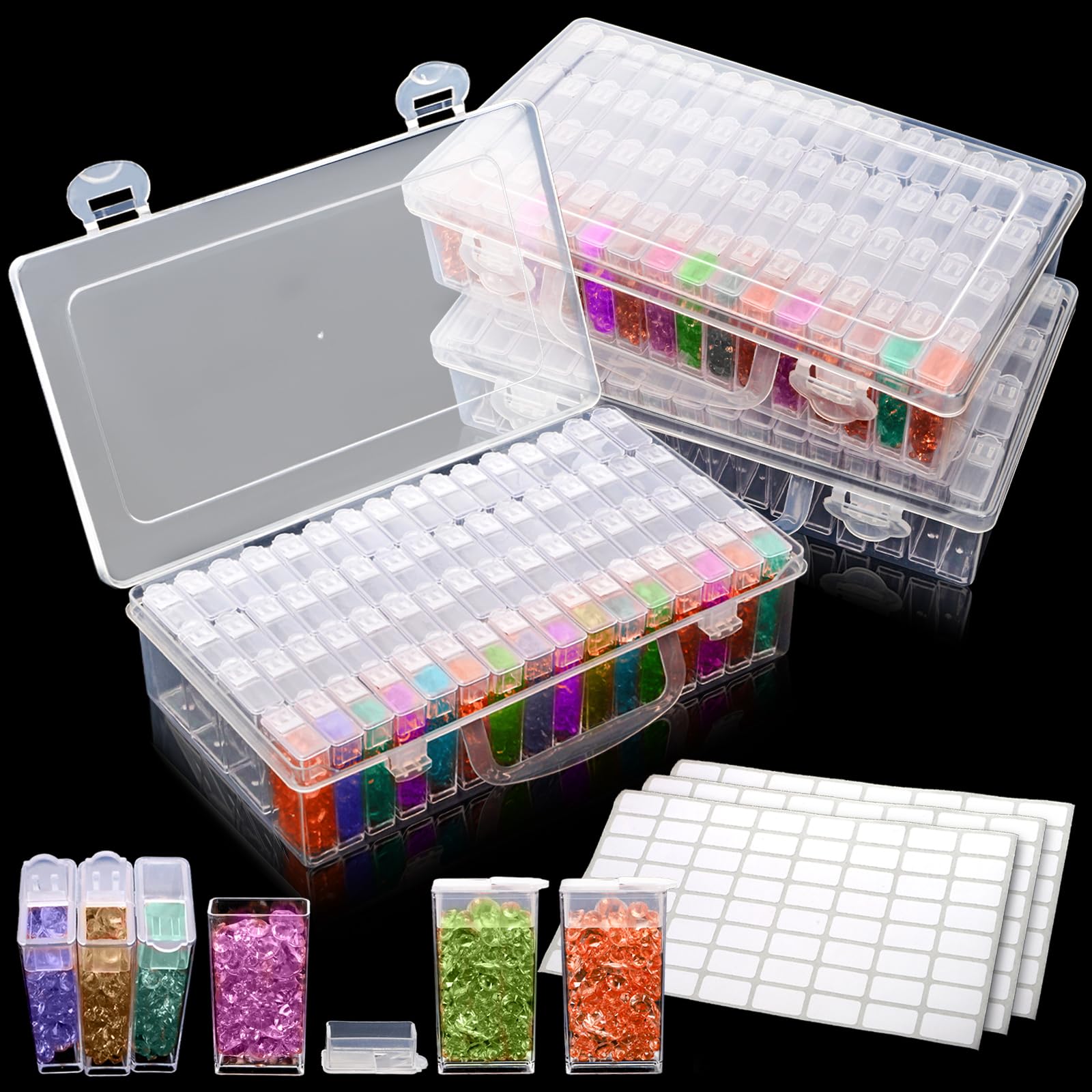 Embroidery Art - Contenitori per Diamond Art, Scatola per