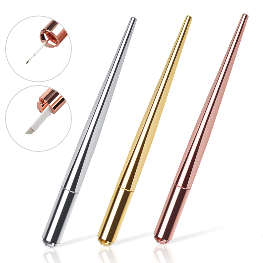 Embroidery Eyebrow - Set di Penne Manuali per Microblading,