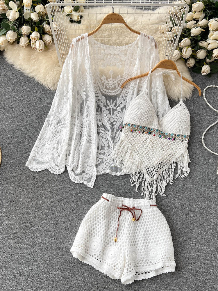 Embroidery Cardigan - Nuovo Completo Estivo da Donna per