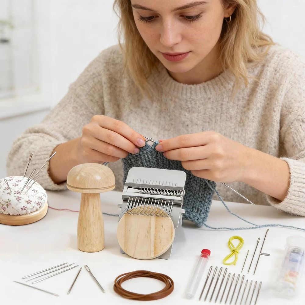 Embroidery Egg - Kit per Riparazione Calze Fai-da-Te, Strumento
