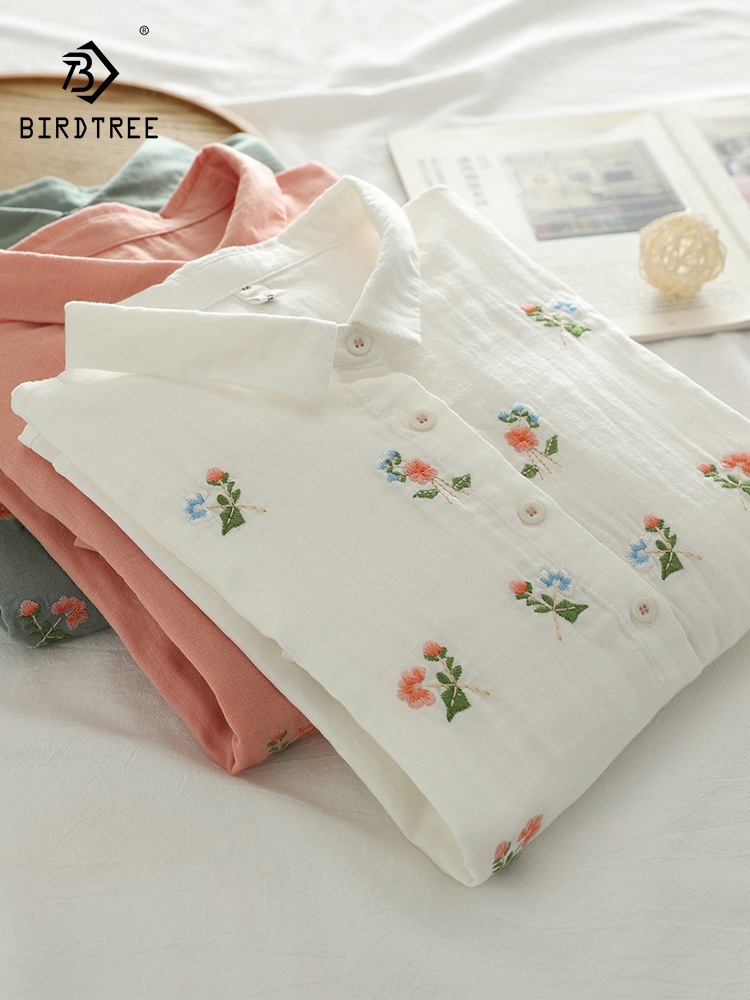 Embroidery Thread Yarn - Nuova camicia estiva a maniche 3/4