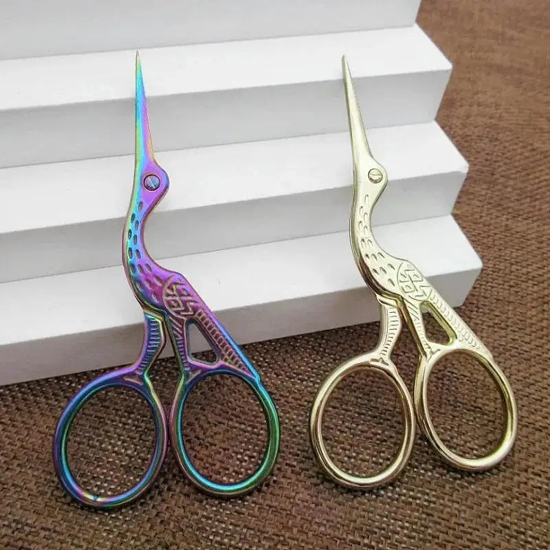 Embroidery Scissors Small - Forbici a becco d'oca retrò per