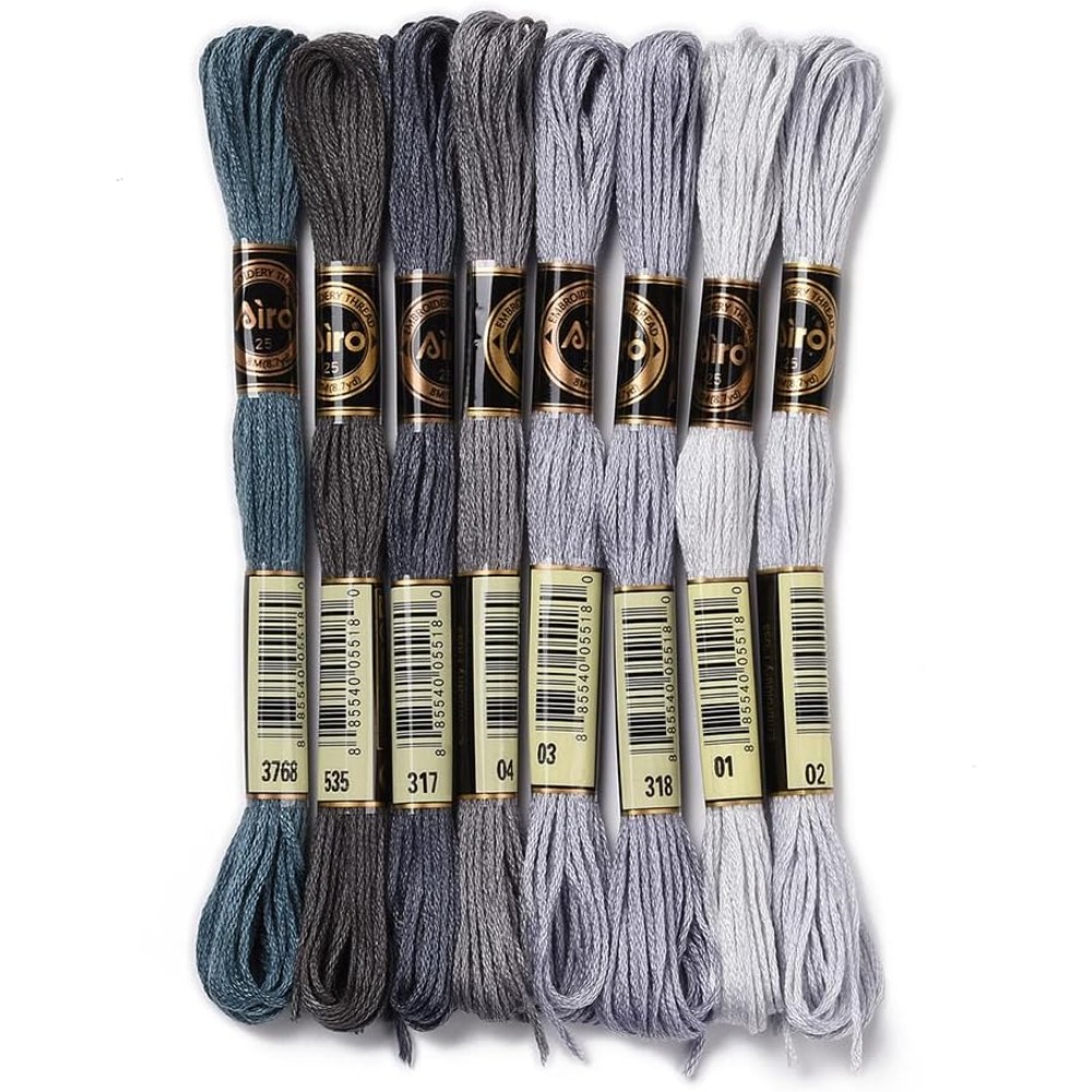 Embroidery Thread Yarn - 8 ovini 70 metri Braccialetti dell'amicizia