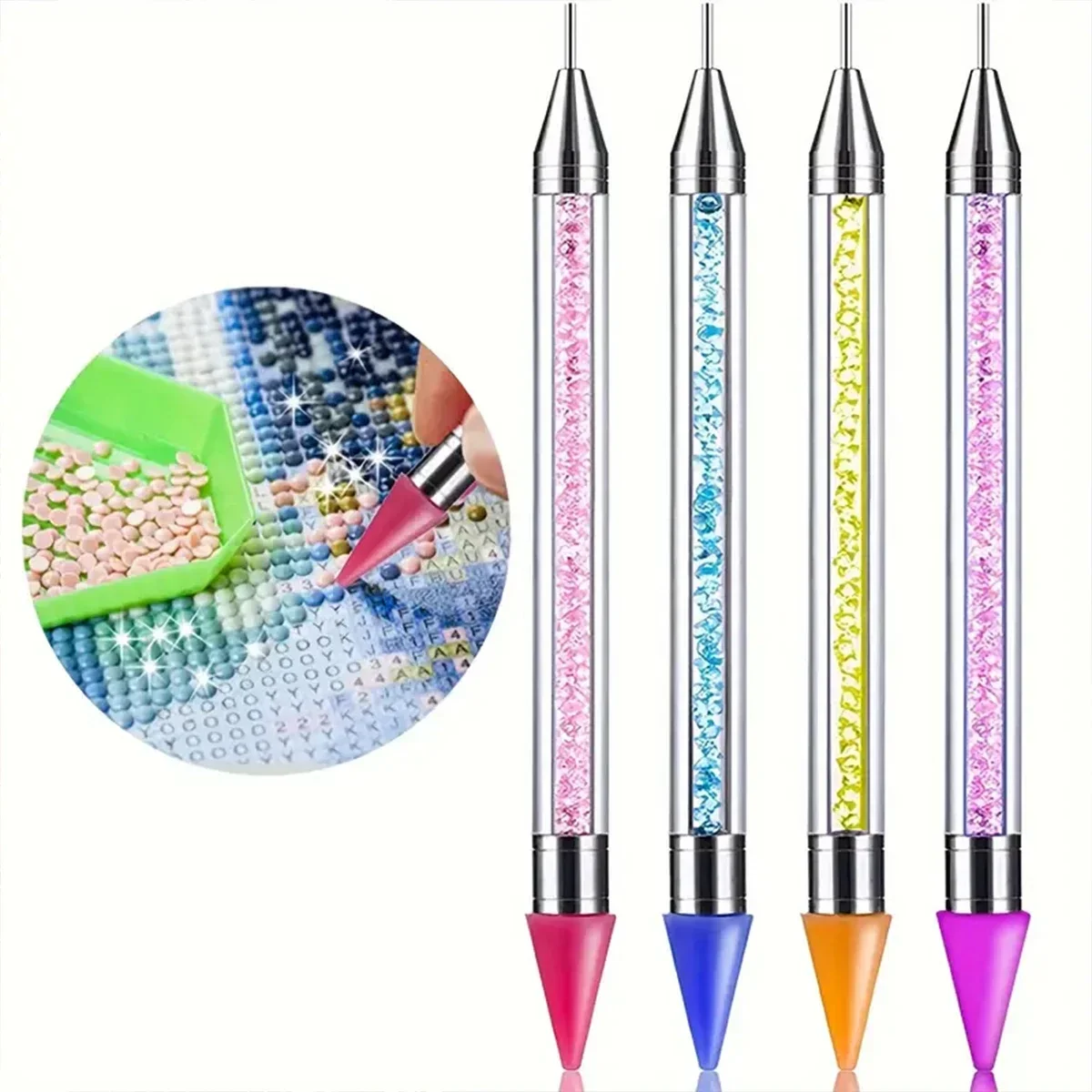 Embroidery Art - Strumento per pittura diamante senza cera,