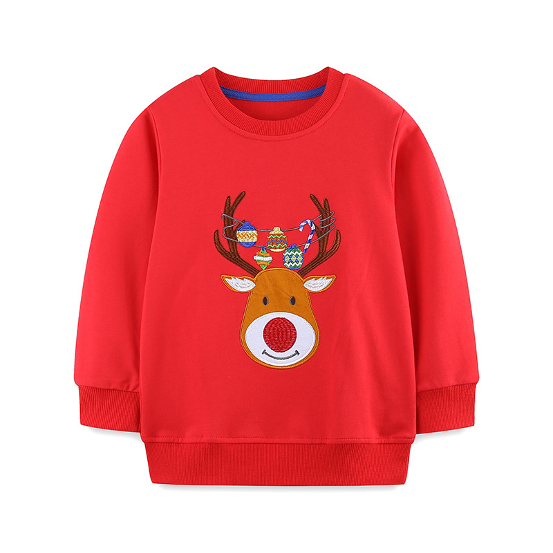 Embroidery Xmas Designs - Felpe Natalizie per Bambini Ragazzi e