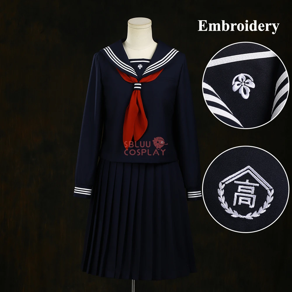 Embroidery Uniforms - SBluuCosplay Shimizu Hinako Costume Cosplay Ricamo