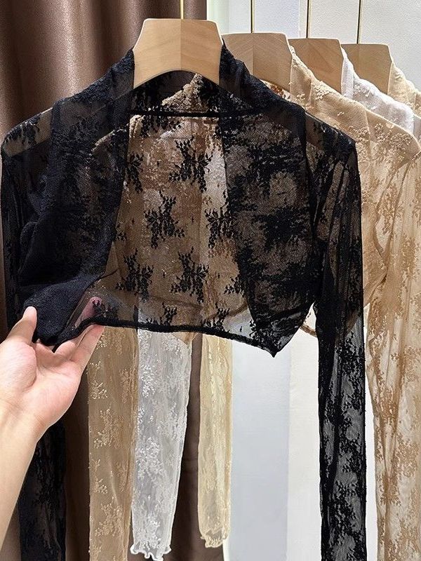 Embroidery Cardigan - Nuovo Cardigan 2025 in Pizzo Ricamato