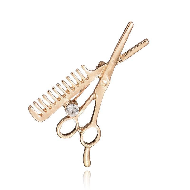 Embroidery Eyebrow - 2 Pezzi Spille a Forma di