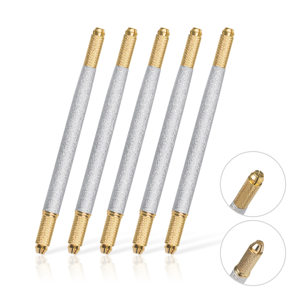 Embroidery Eyebrow - 1 pz Microblading Double End Metal