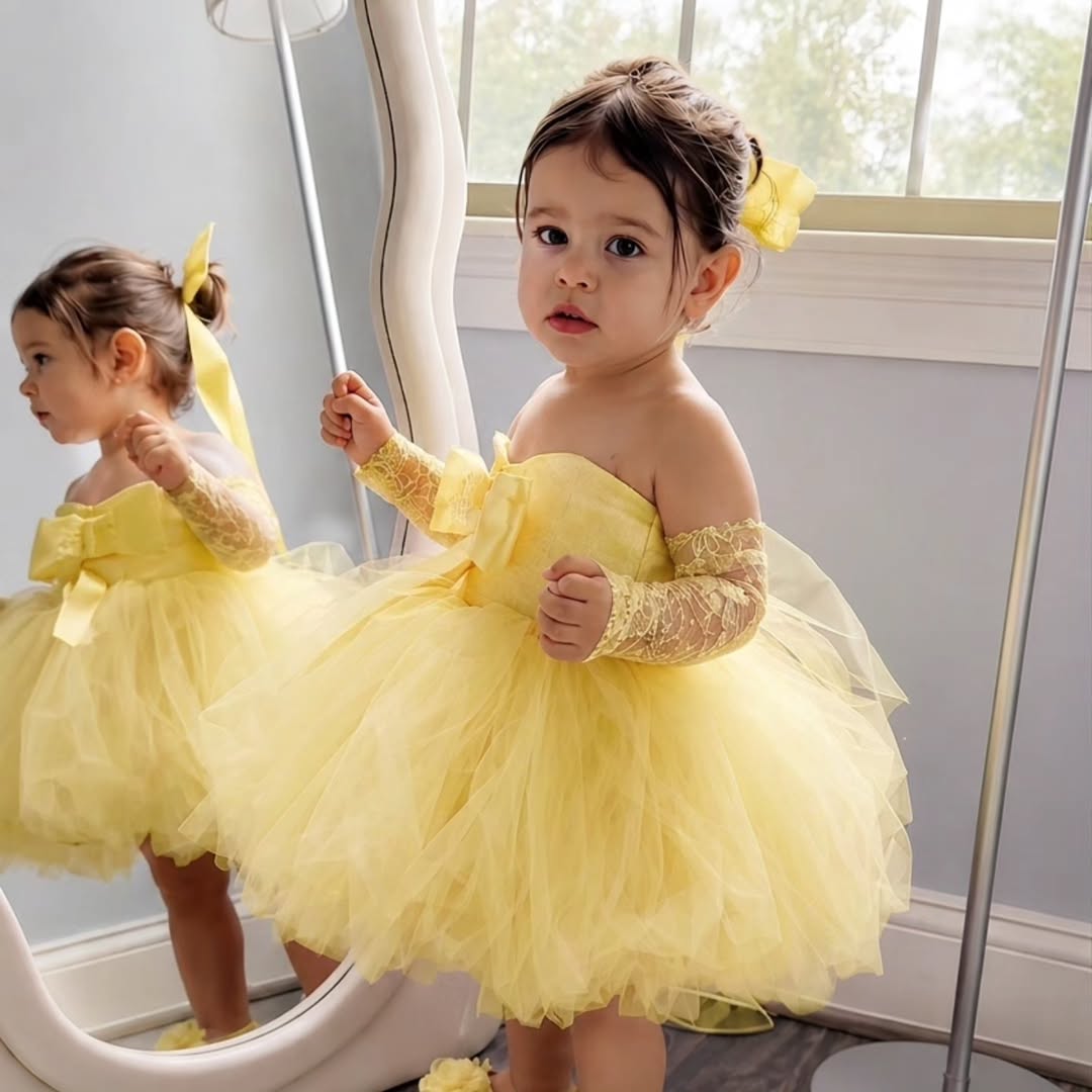 Abito da damigella d'onore gia - Embroidery Yellow Flower recensione e prezzo
