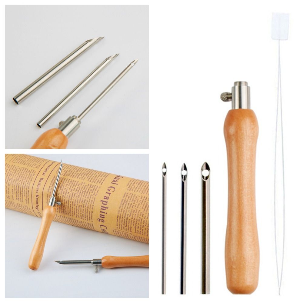Set di 5 aghi da ricamo con ma - Punch Needle Handle recensione e prezzo