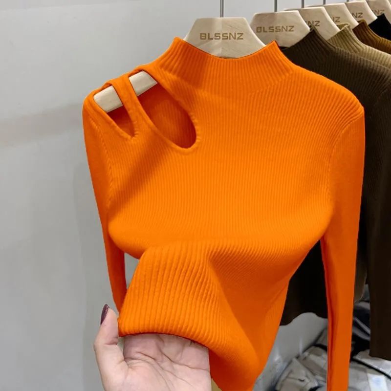 Maglione da donna a collo alto - Embroidery Thread Yarn recensione e prezzo
