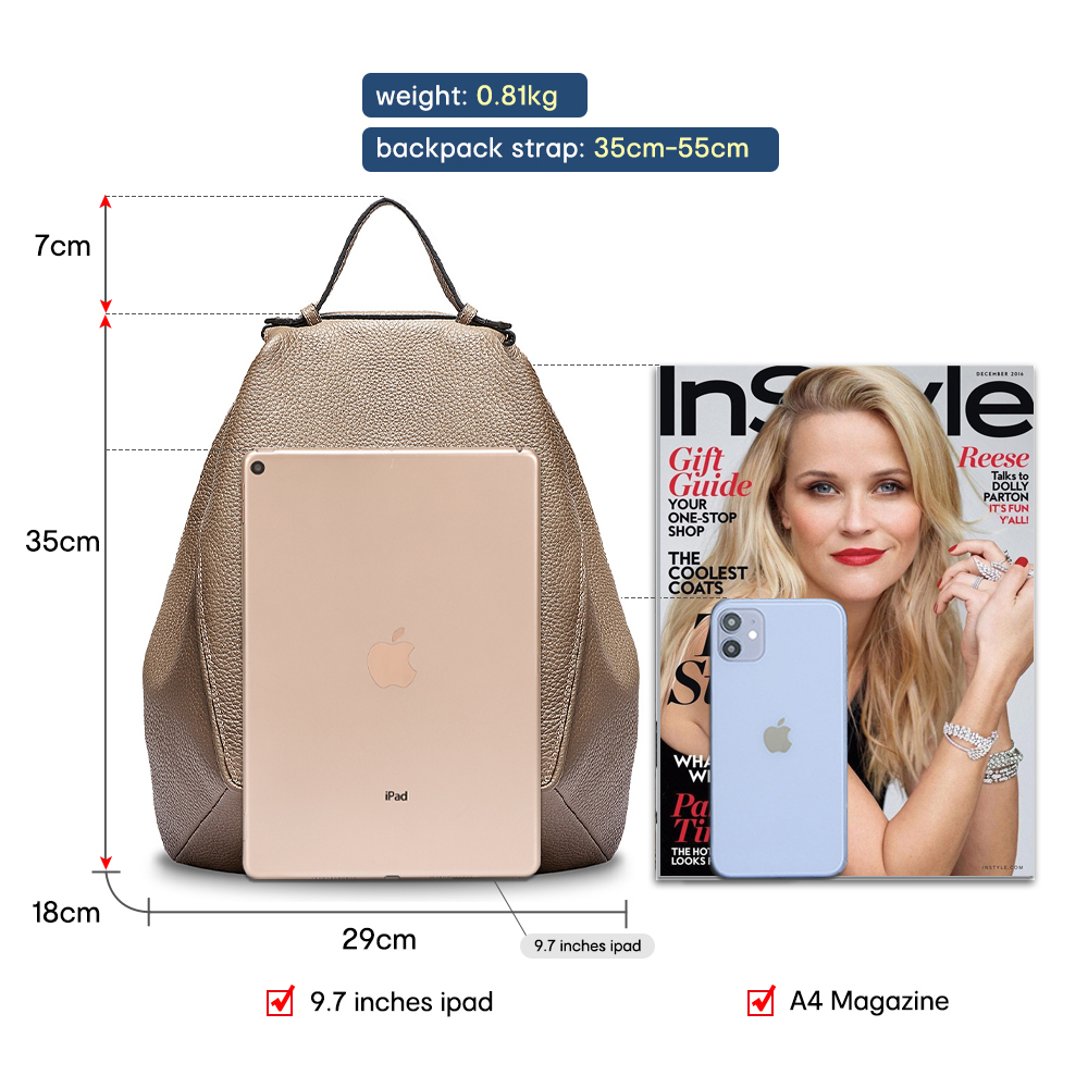 Zency Zaino antifurto da donna - Embroidery Simple recensione e prezzo