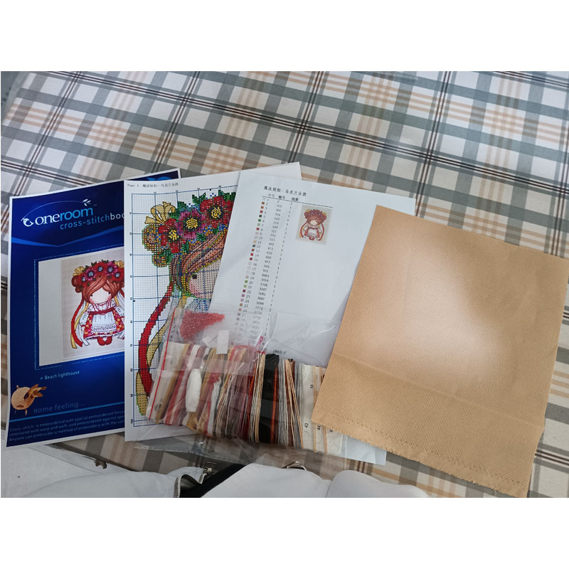Kit Punto Croce Fai da Te, Set - Embroidery Lady Bug recensione e prezzo