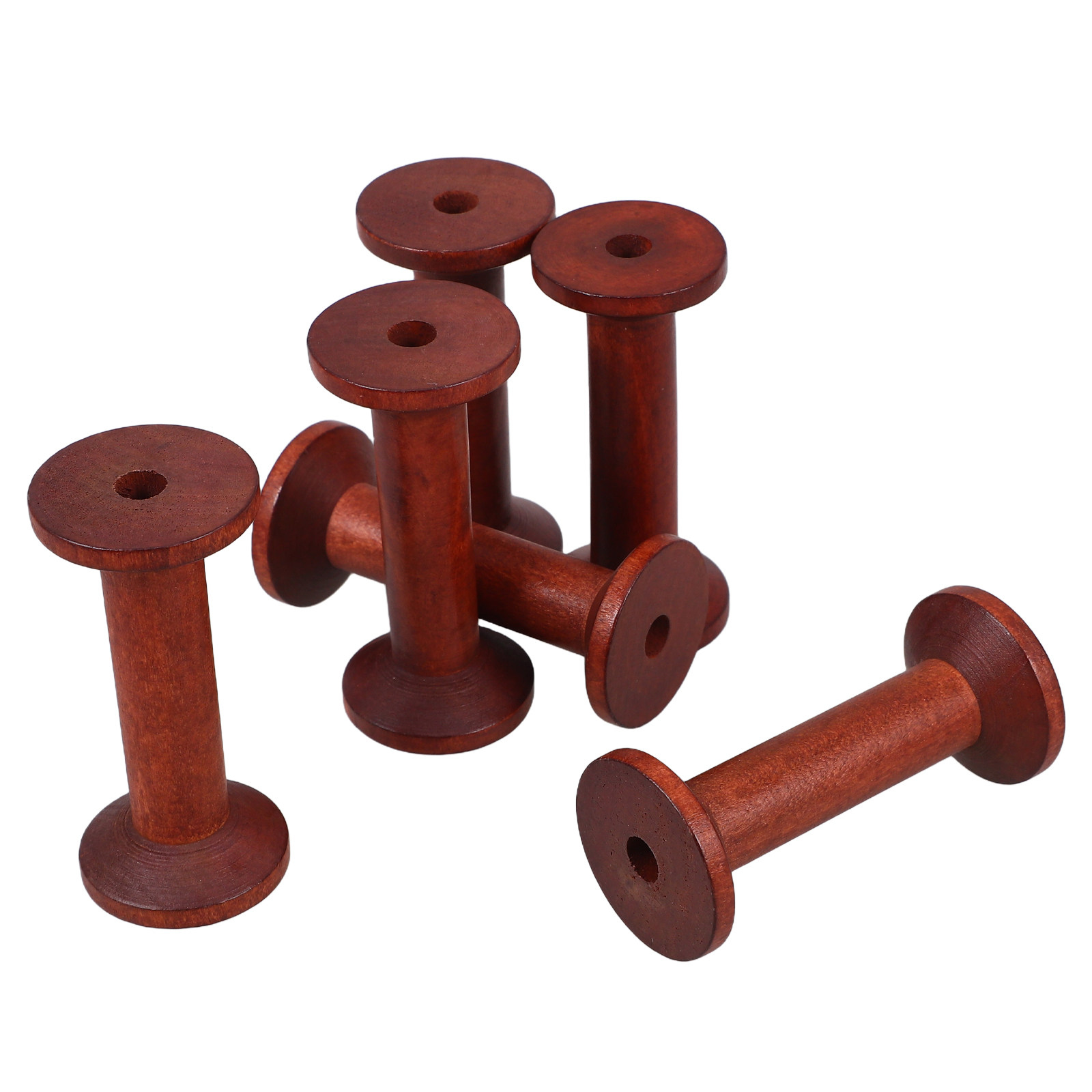 Set di 6 Bobine in Legno Lisci - Embroidery Thread Yarn recensione e prezzo