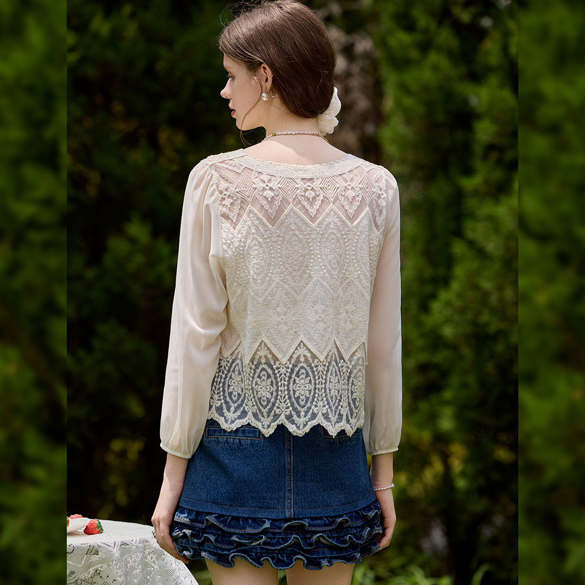 LOUIS YAO Cardigan con scollo  - Embroidery Cardigan recensione e prezzo
