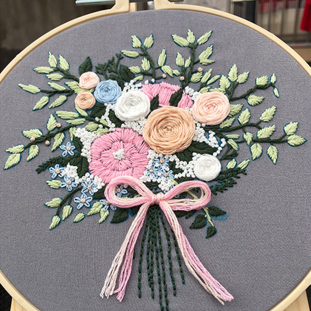 Kit per ricamo con motivo stam - Embroidery Design Patterns Flowers recensione e prezzo