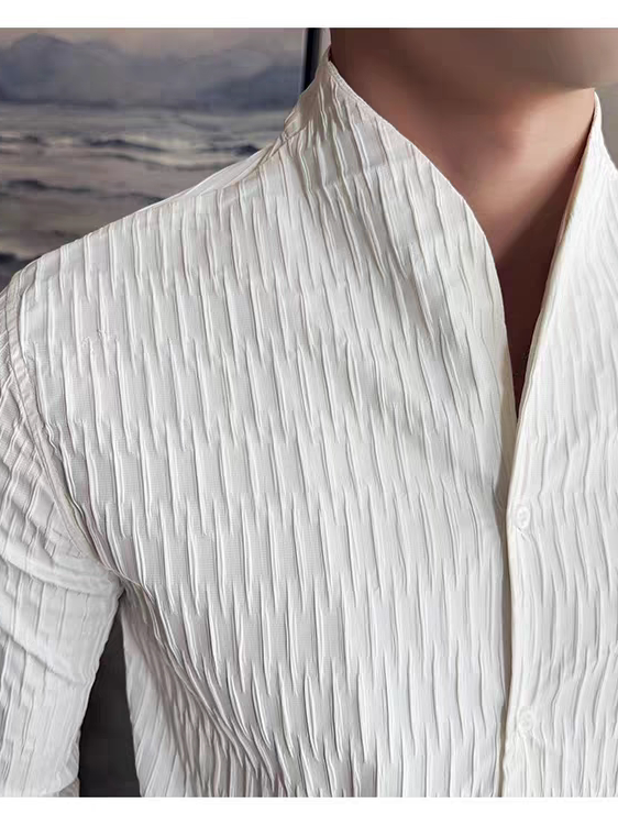 Camicia Slim Fit a Maniche Lun - Embroidery Uniforms recensione e prezzo