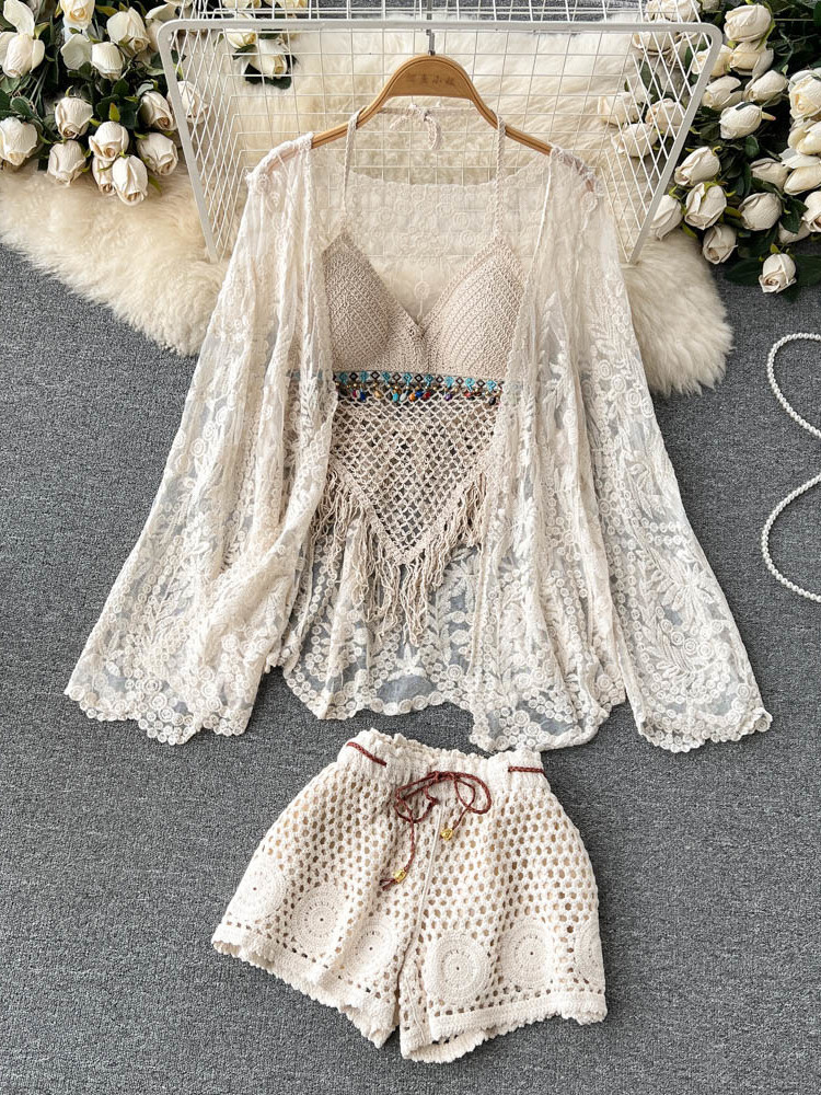 Nuovo Completo Estivo da Donna - Embroidery Cardigan recensione e prezzo