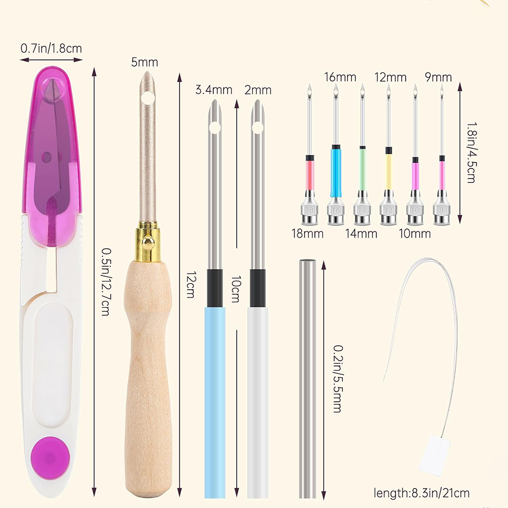 13Pcs Punch Needle Kit Kit di  - Punch Needle Handle recensione e prezzo