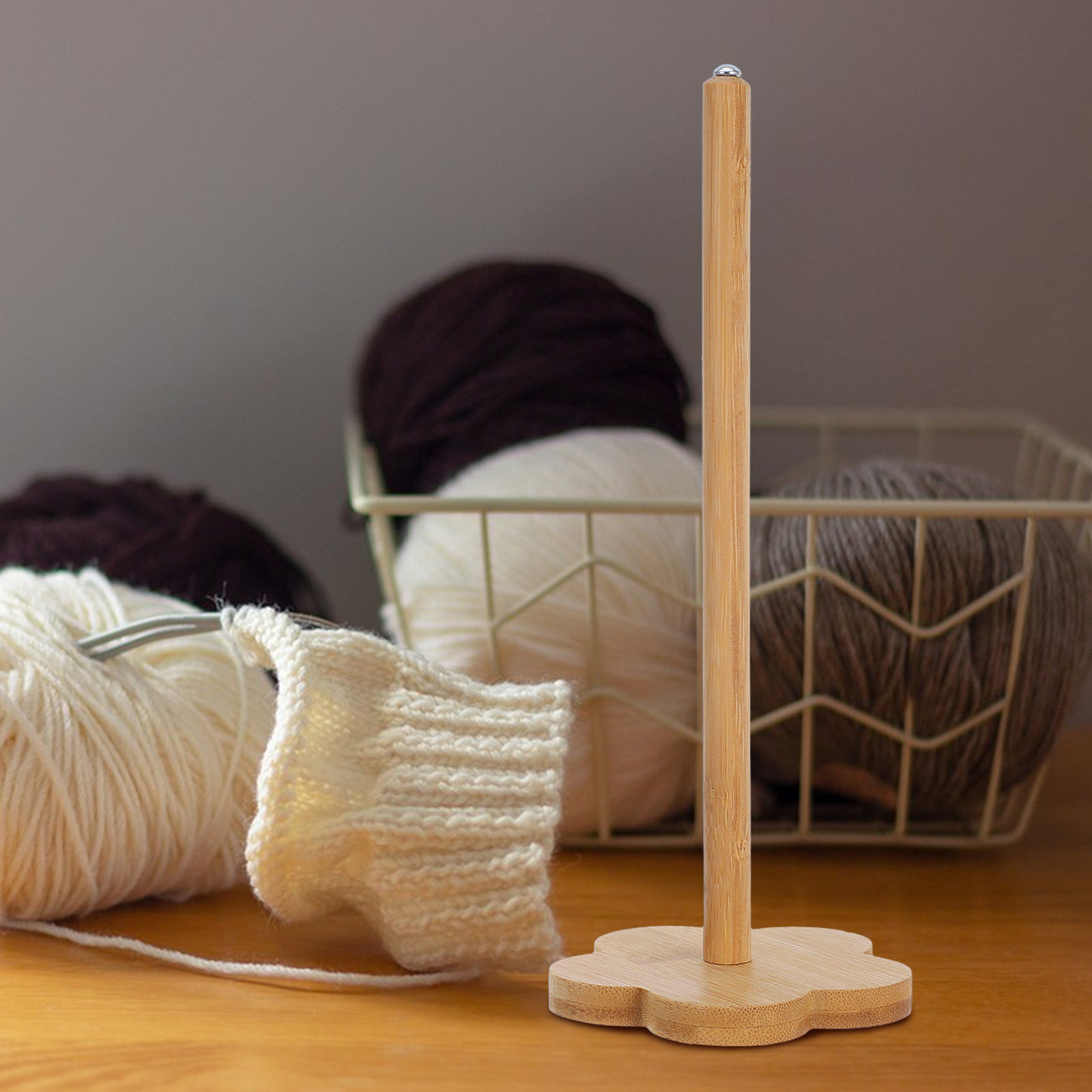 Porta Filati Girevole in Legno - Embroidery Thread Yarn recensione e prezzo