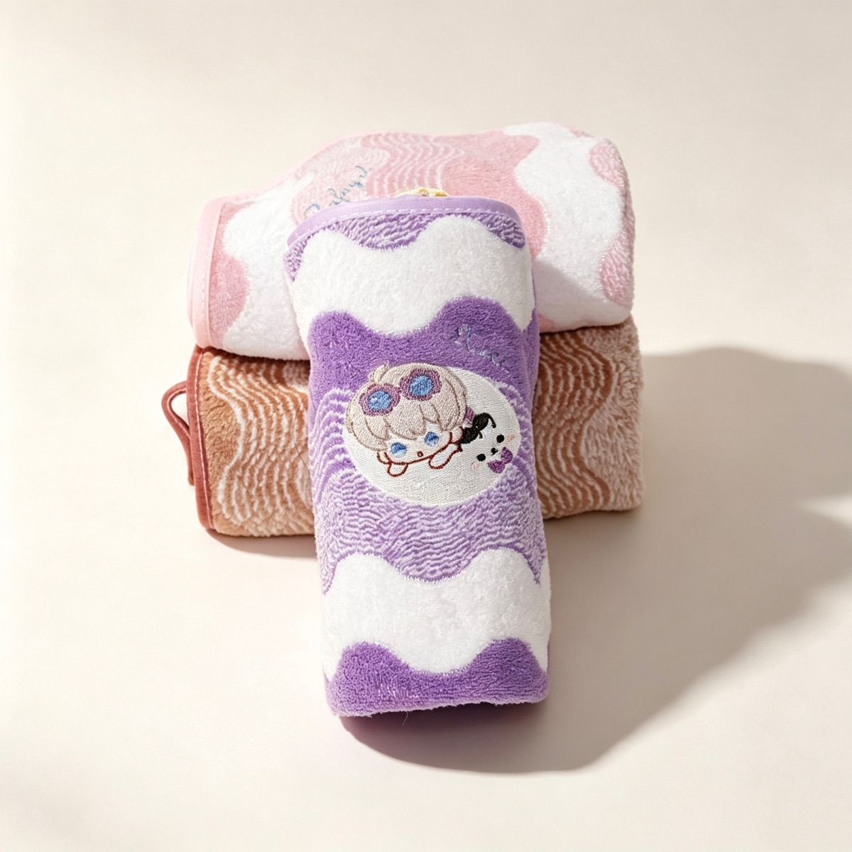 Asciugamano in pile corallo An - Embroidery Love recensione e prezzo