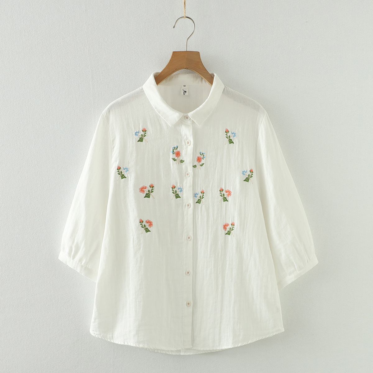 Nuova camicia estiva a maniche - Embroidery Thread Yarn recensione e prezzo