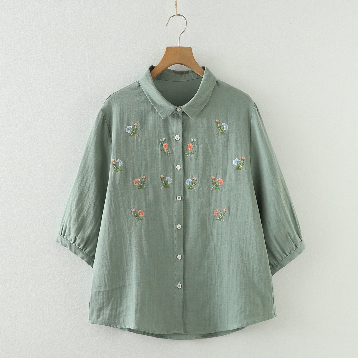 Nuova camicia estiva a maniche - Embroidery Thread Yarn recensione e prezzo