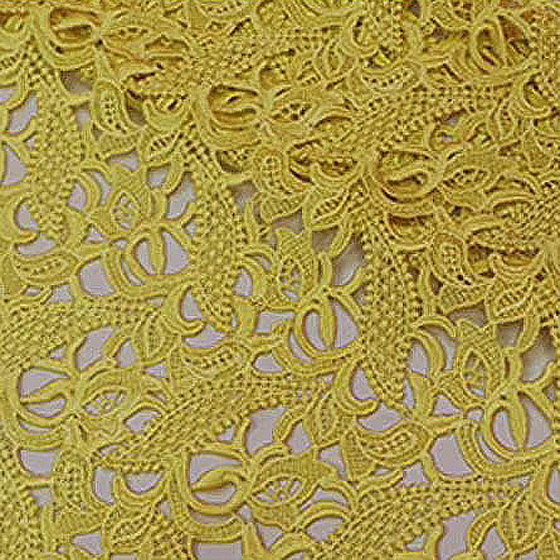 tessuto di pizzo di fascia alt - Embroidery Yellow Flower recensione e prezzo