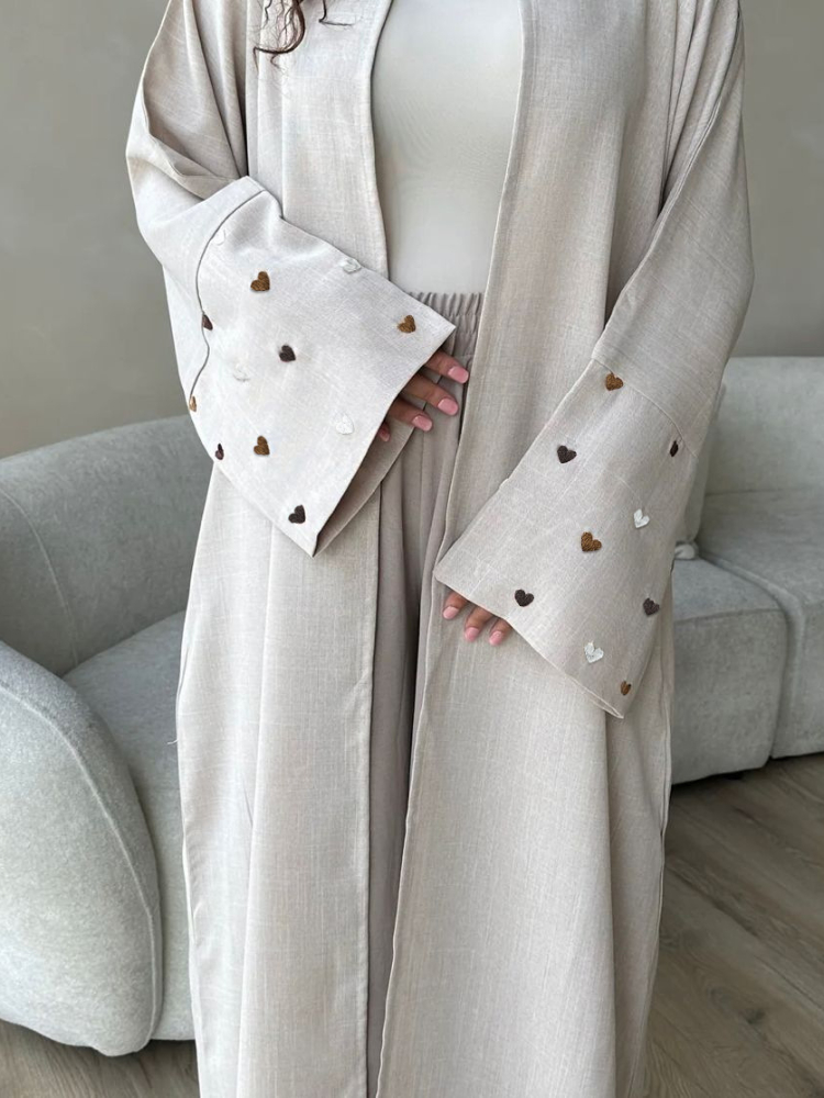 Amore Cuore Ricamo Abaya Musul - Embroidery Kaftan recensione e prezzo