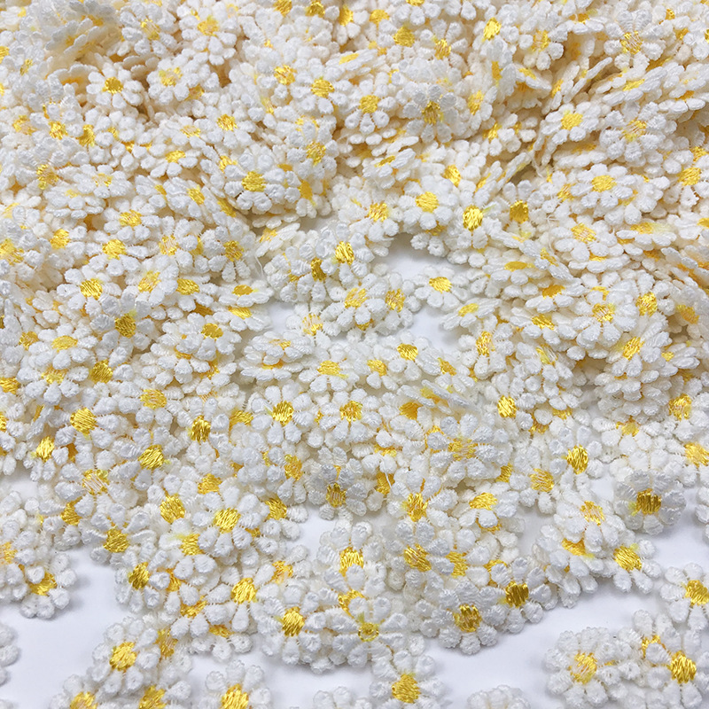 50 Pezzi di Pizzo Ricamato Idr - Embroidery Yellow Flower recensione e prezzo