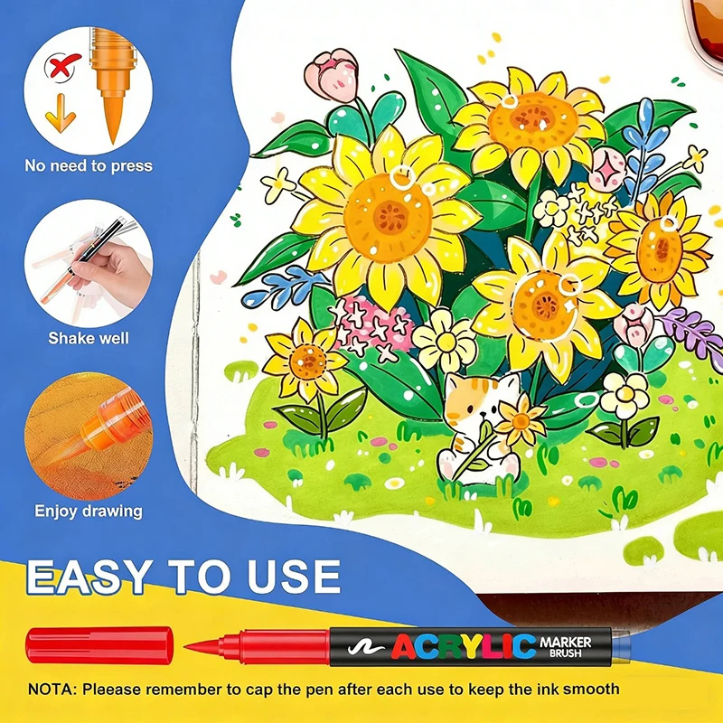 Pennarelli Acrilici con Punta  - Embroidery Egg recensione e prezzo