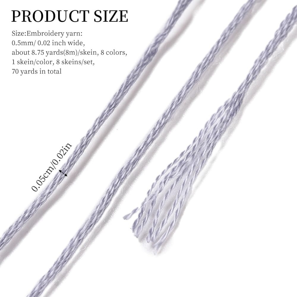 8 ovini 70 metri Braccialetti  - Embroidery Thread Yarn recensione e prezzo