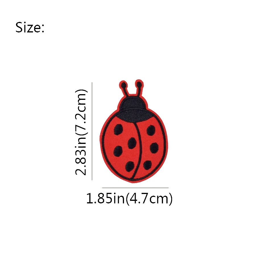 Toppe E Stemmi per I Vestiti d - Embroidery Lady Bug recensione e prezzo