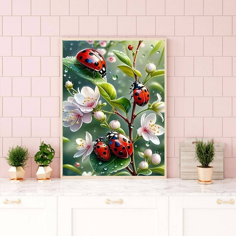 HUACAN Animal DIY Diamond Pain - Embroidery Lady Bug recensione e prezzo