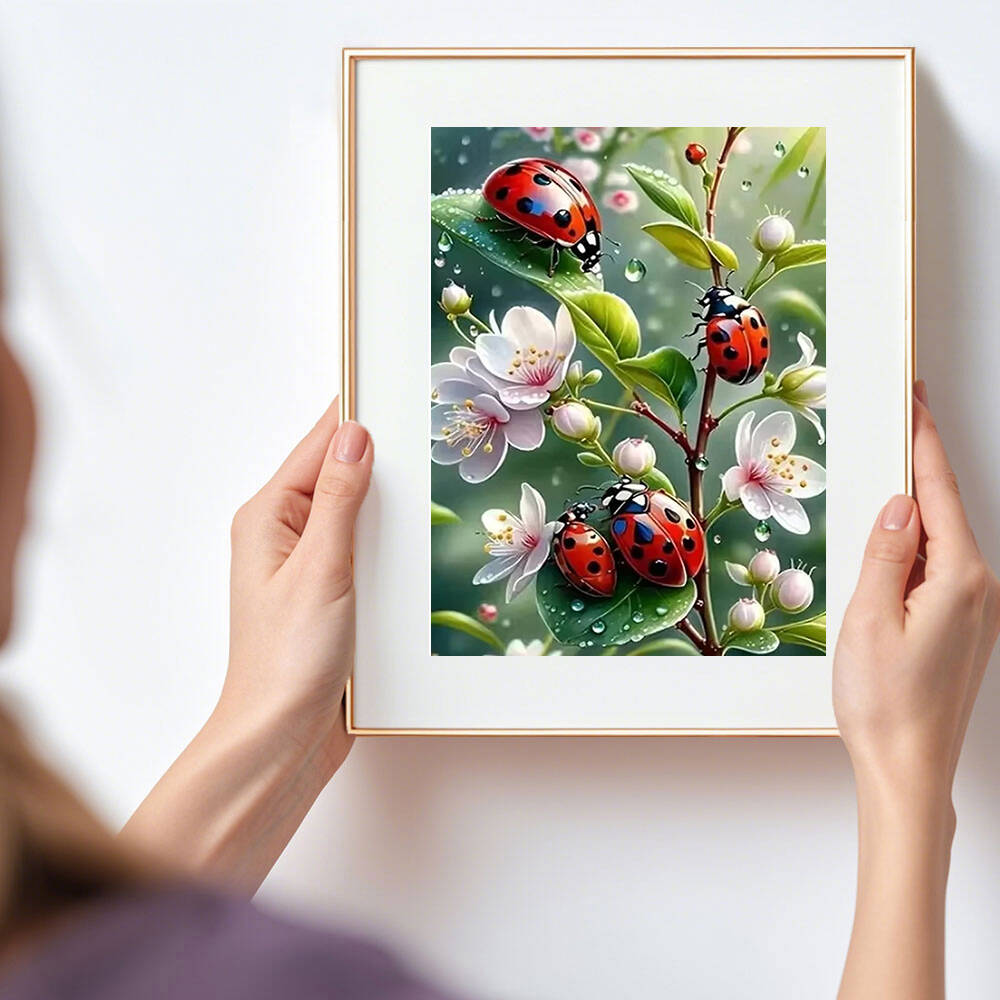 HUACAN Animal DIY Diamond Pain - Embroidery Lady Bug recensione e prezzo