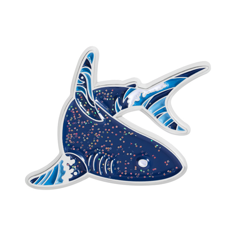 Spille smaltate con creature m - Embroidery Fish recensione e prezzo