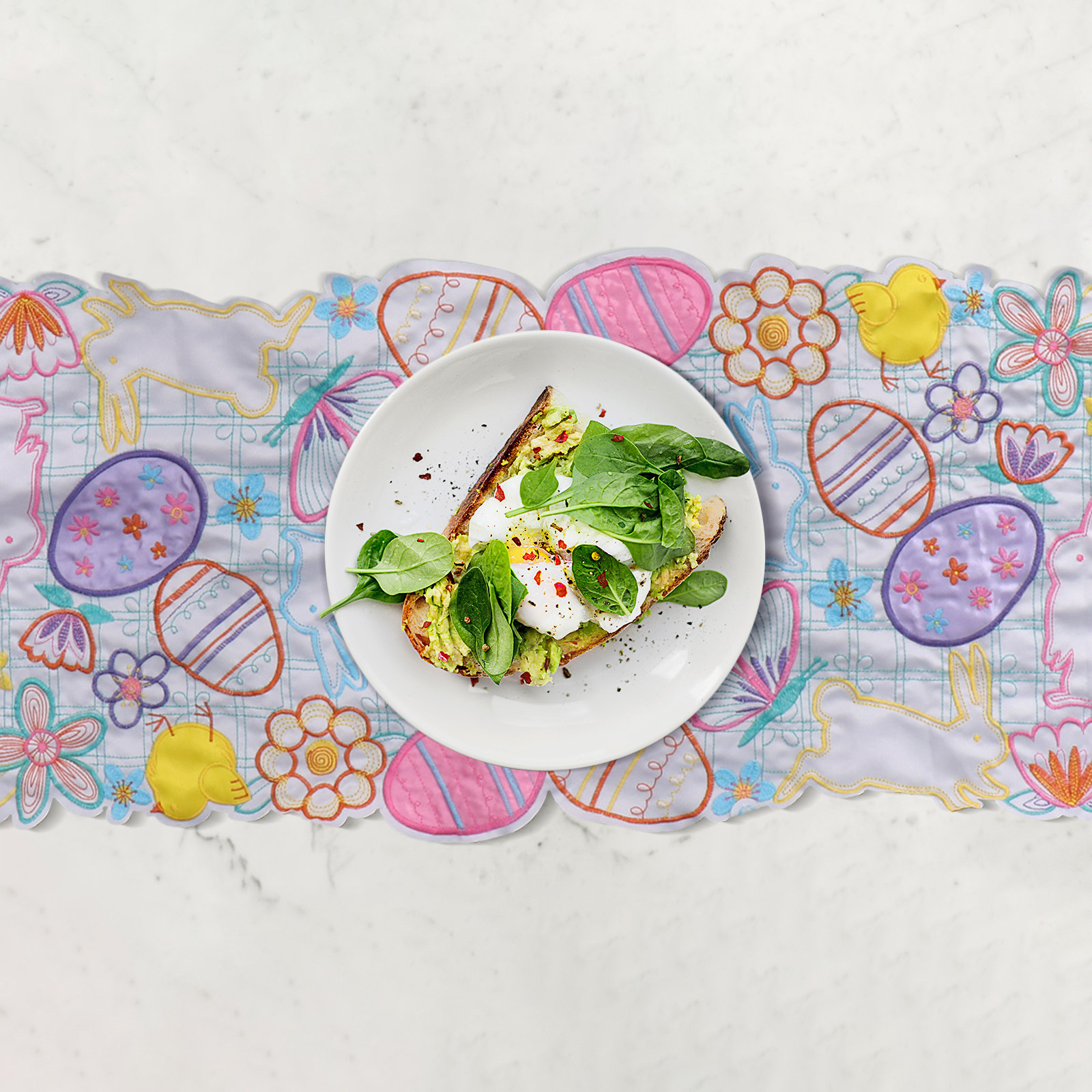 1 Pezzo Tovaglietta a Forma di - Embroidery Egg recensione e prezzo