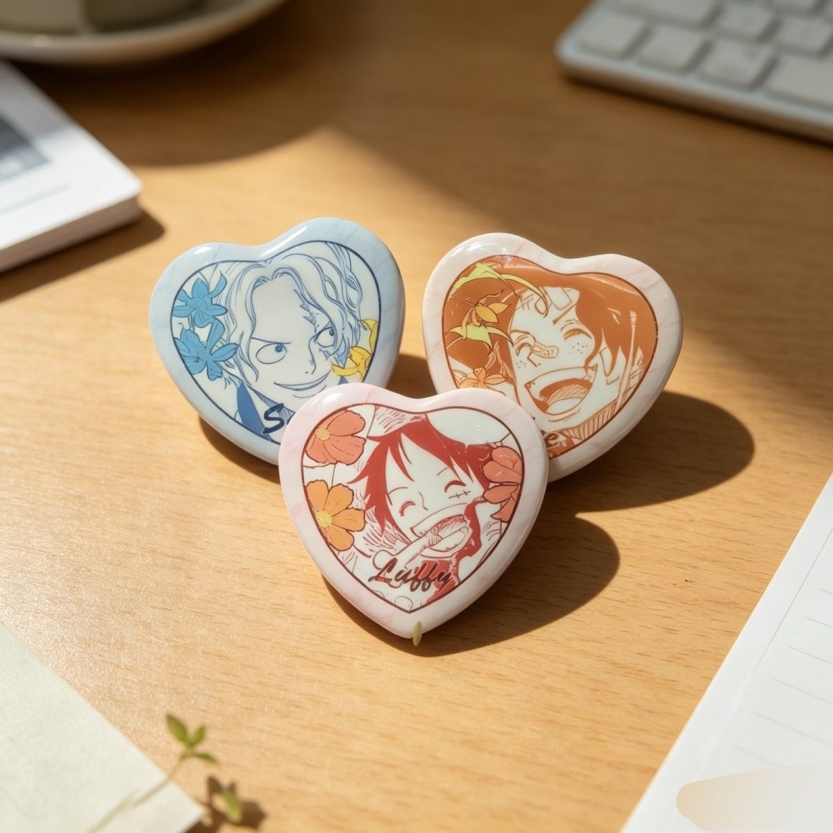 Badge One Piece Luffy Ace Love - Embroidery Love recensione e prezzo