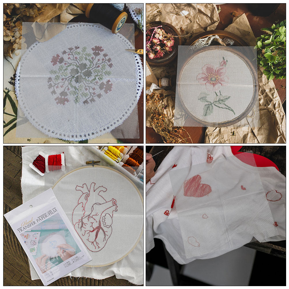 Set di 8 Fogli di Carta Solubi - Embroidery Kit Set recensione e prezzo