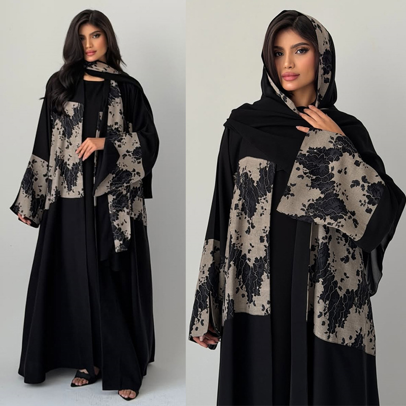 Set di 2 Pezzi Abaya Hijab per - Embroidery Kaftan recensione e prezzo