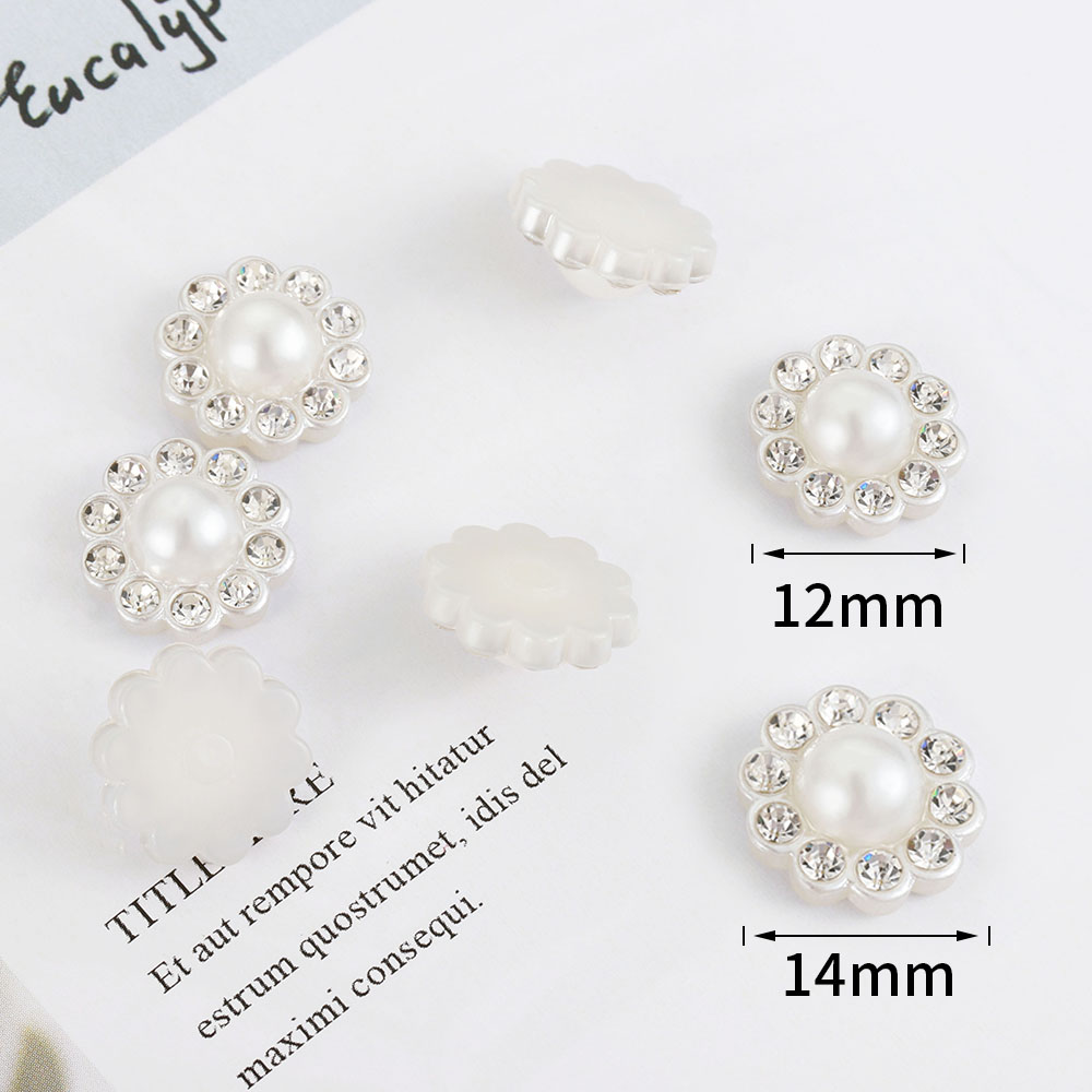 50 Pezzi di Perle Piatte Bianc - Embroidery Simple recensione e prezzo