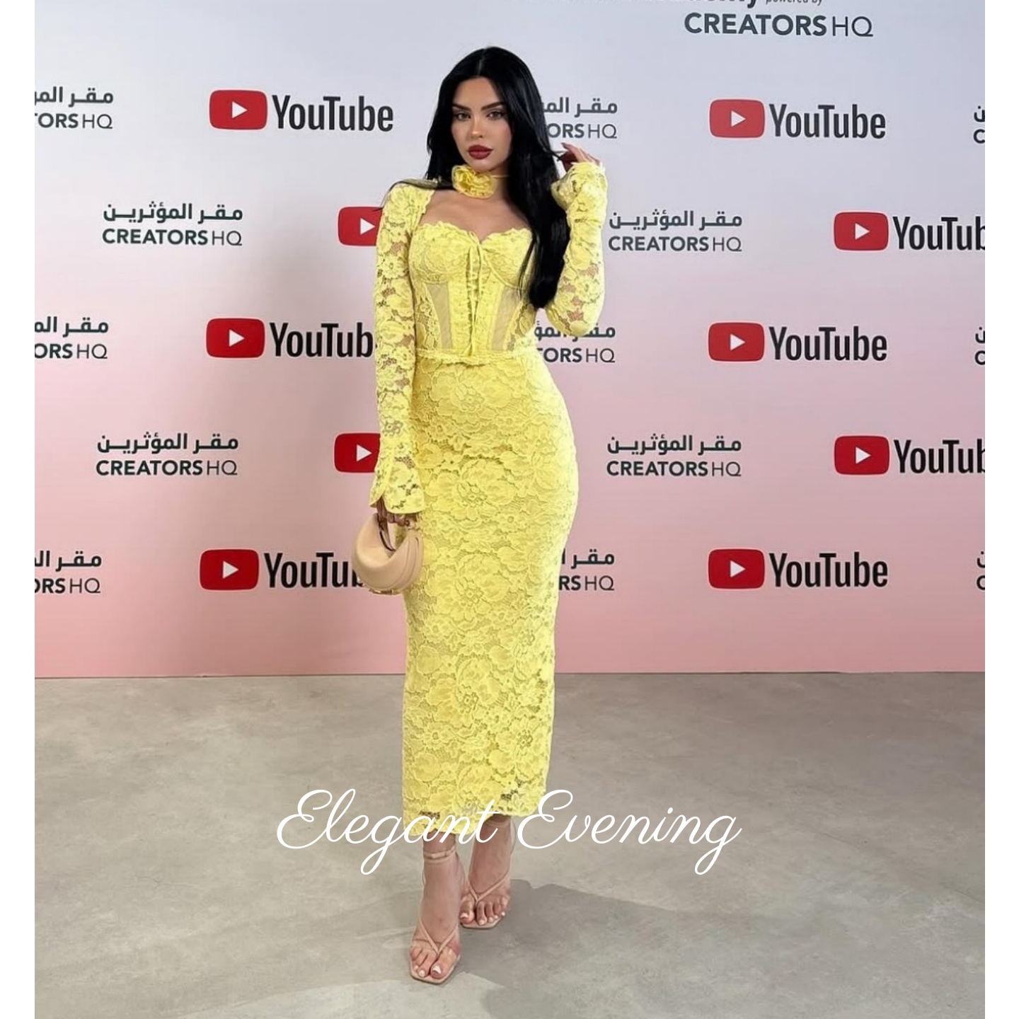 Abito da ballo in pizzo giallo - Embroidery Yellow Flower recensione e prezzo
