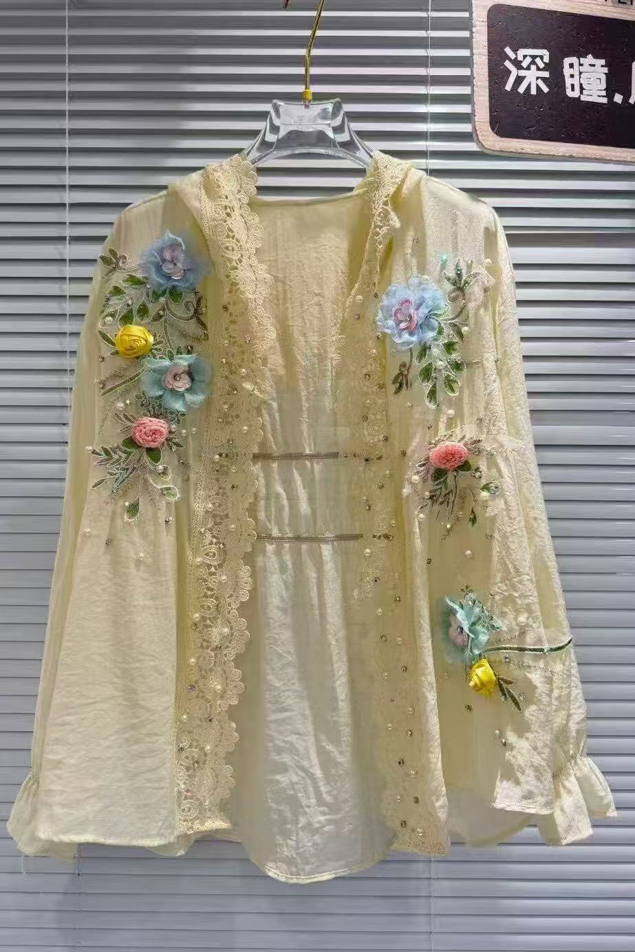 Camicette per protezione solar - Embroidery Cardigan recensione e prezzo