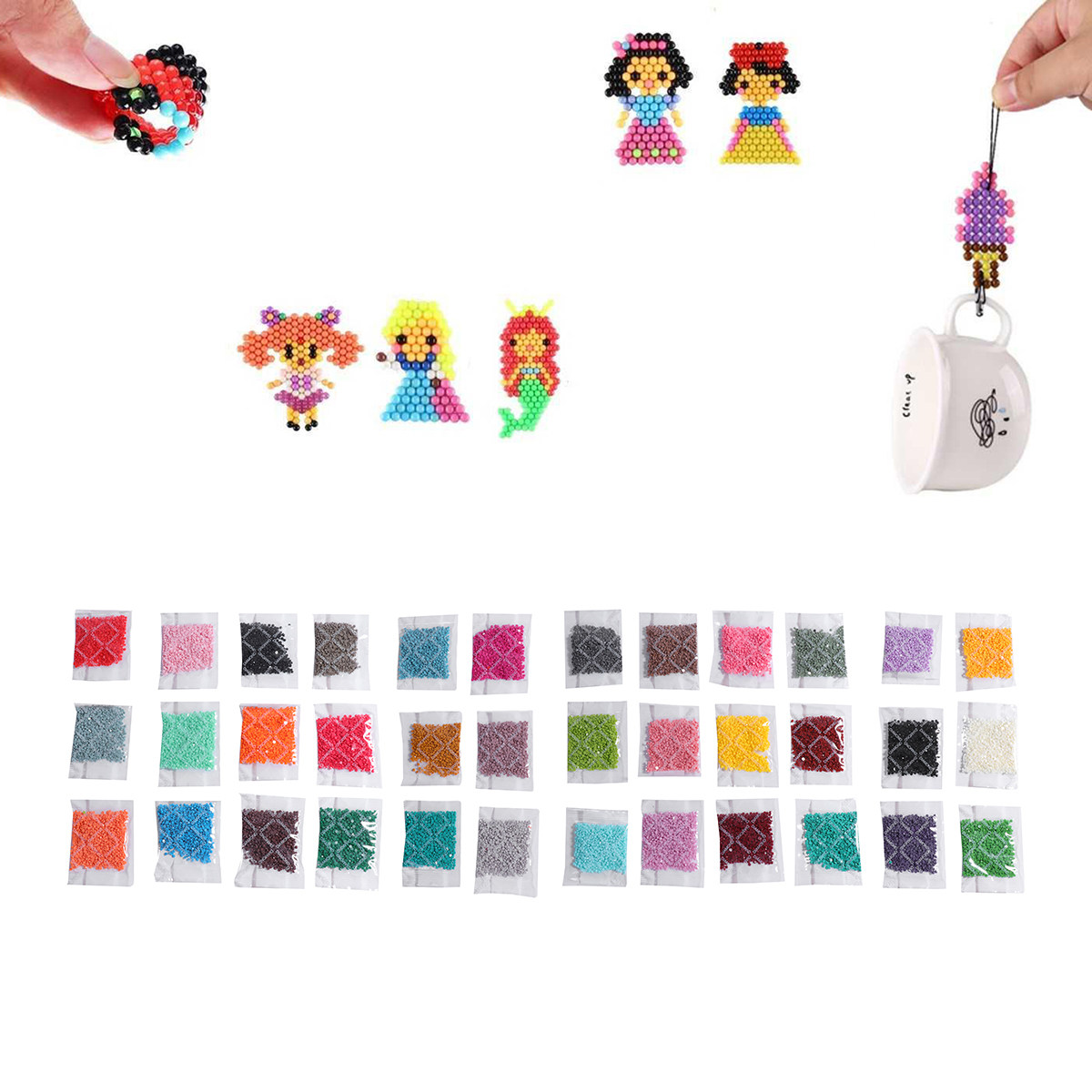 Set di 36 strass in resina a f - Embroidery Kit Set recensione e prezzo