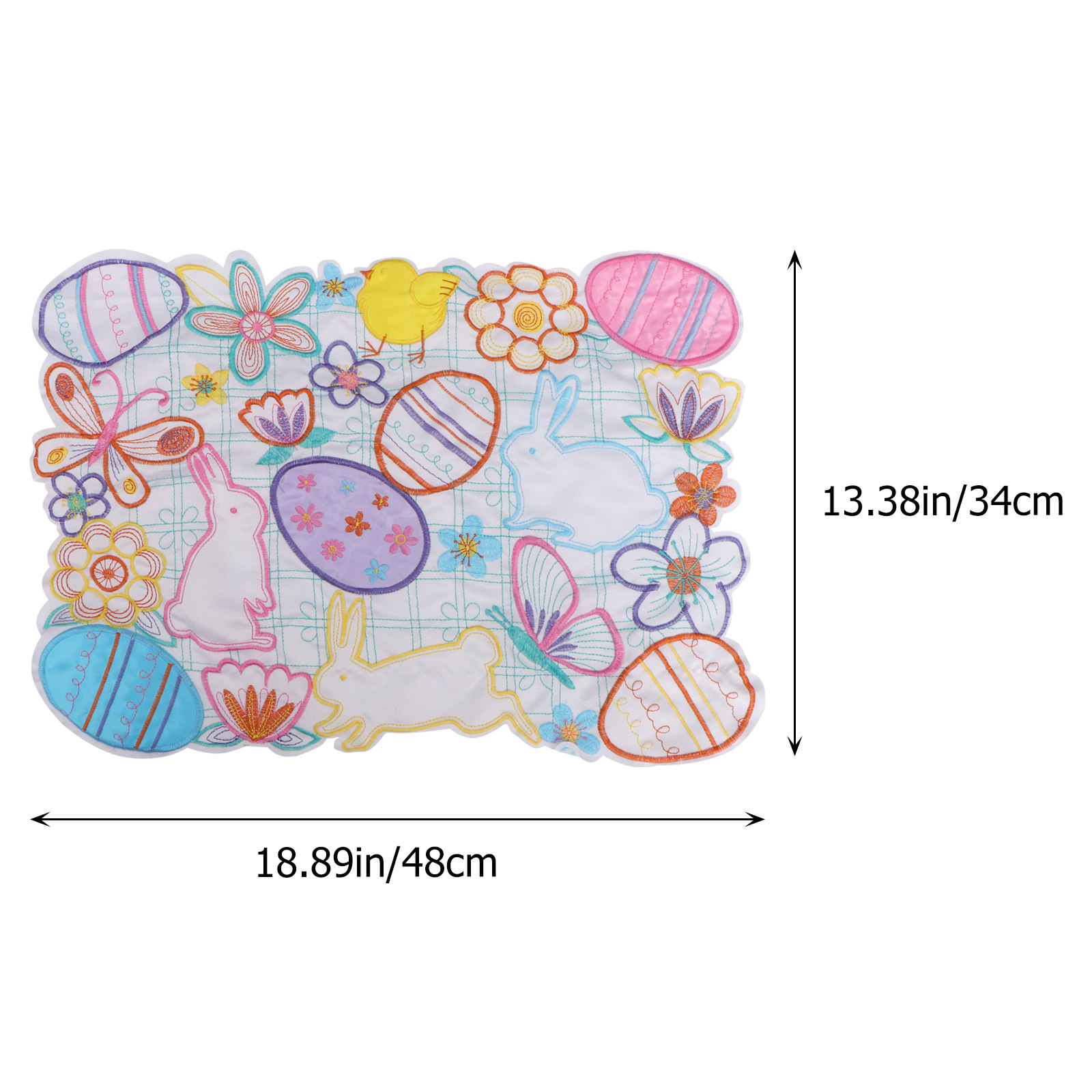 Tovaglietta Pasquale a Forma d - Embroidery Egg recensione e prezzo